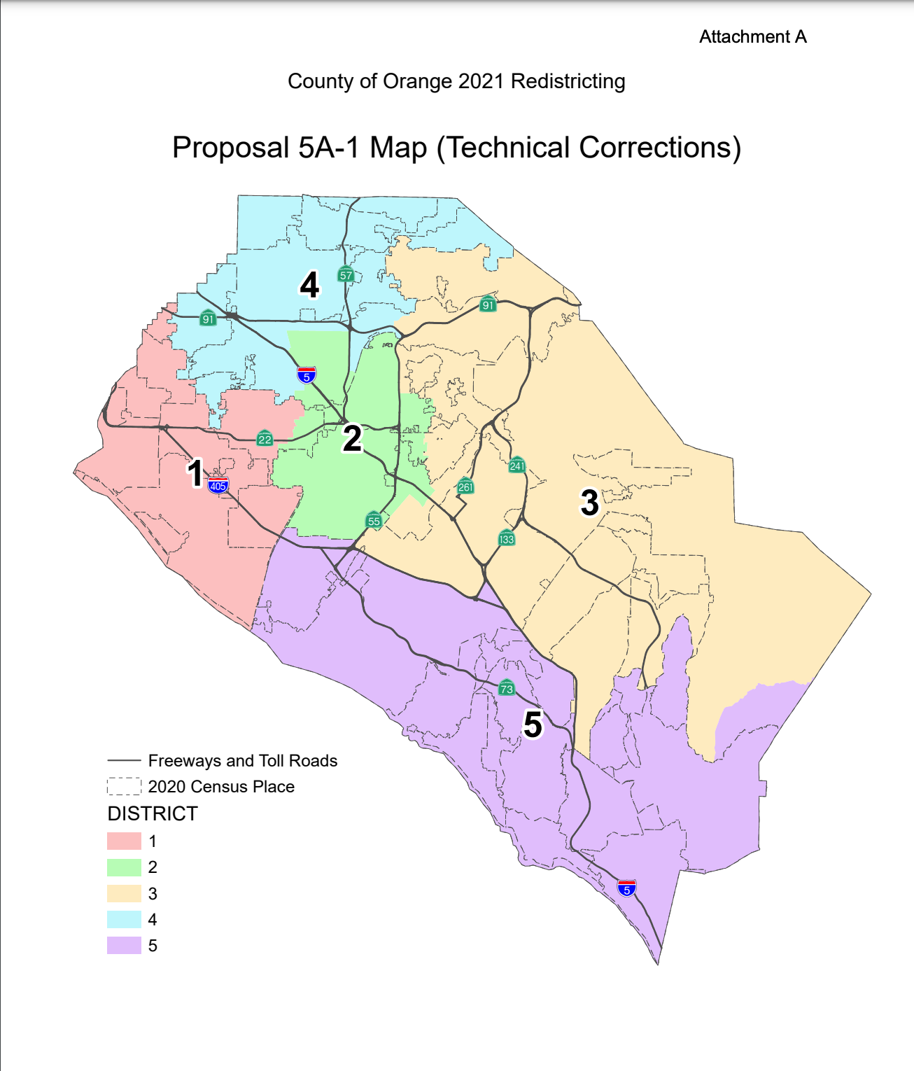 RE-DISTRICTING:  OC Supervisors approve new voter district maps