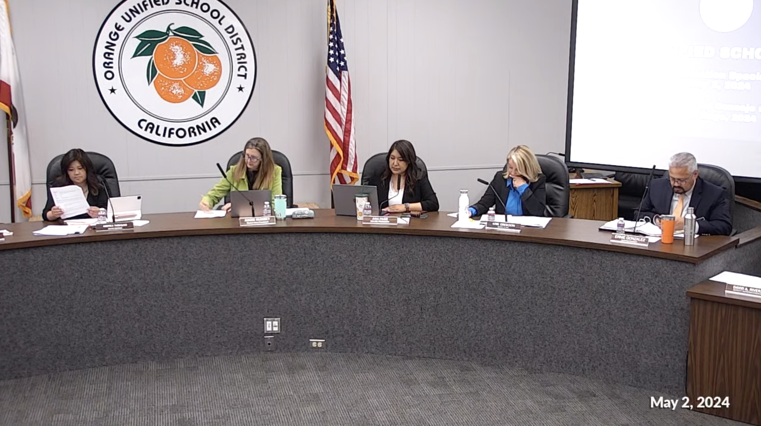 Two New Members Appointed to Orange Unified School Board After Recall