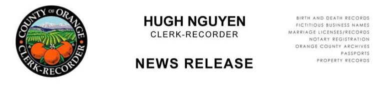 Orange County Clerk-Recorder Hugh Nguyen Unveils InnovativeMobile Van “Clerk-Recorder on Wheels”