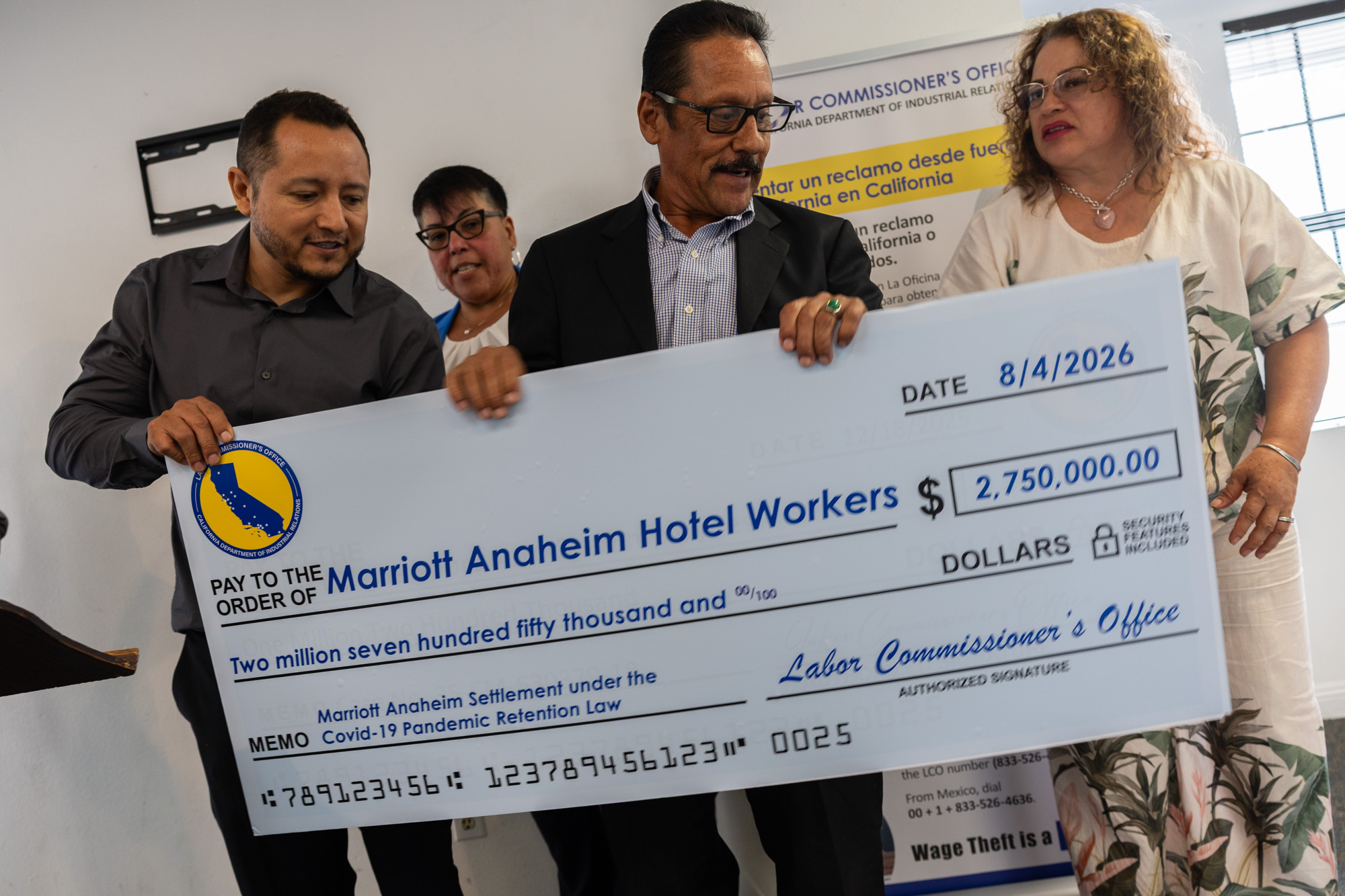 Anaheim Marriott Pays Nearly $3 Million to Laid-Off Workers After Alleged Labor Law Violation