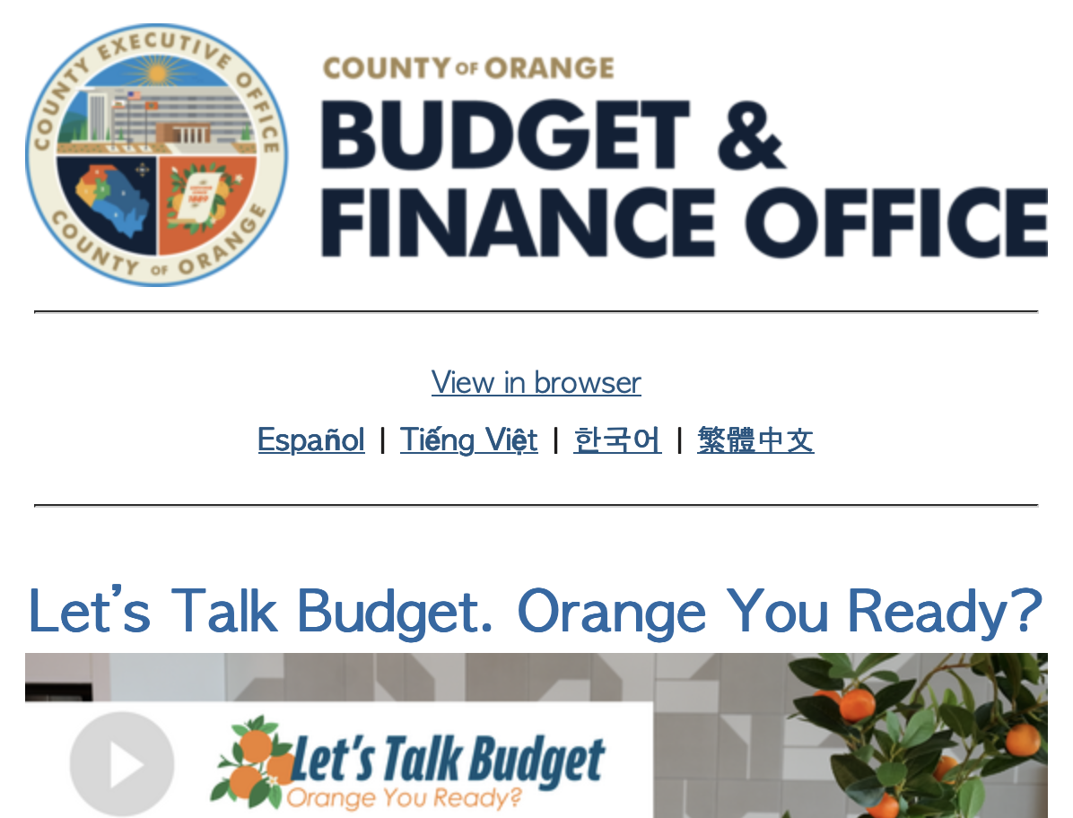 Mavrovouniotis: County Government Wants Your Input on a Budget It Won't Show You