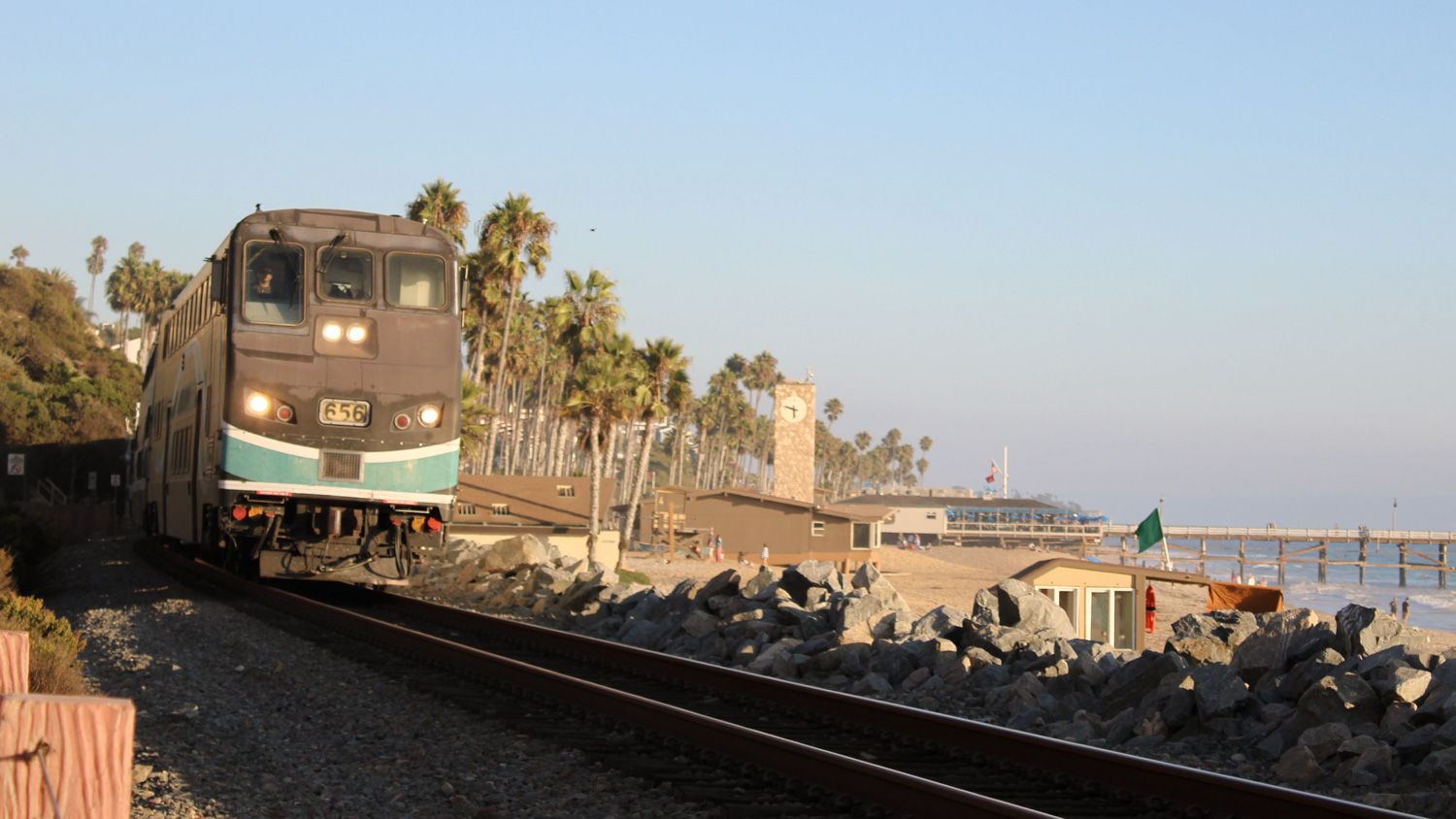 San Clemente Train Line Reopens After Storm Damage